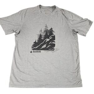Alaskan Hardgear Performance Shirt Large‎ Gray Bear Paw Outdoor Hiking Gorpcore